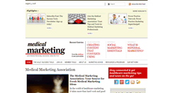 Desktop Screenshot of medicalmarketingassociation.org